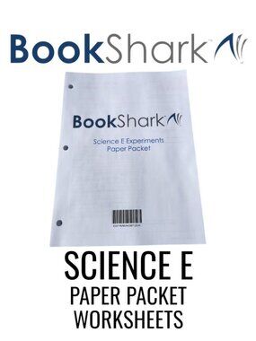 NEW BookShark Book Shark Science E Experiment Paper Packet Worksheets Homeschool